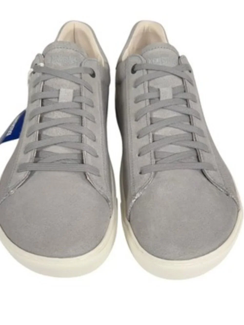 Birkenstock Bend Low Suede Canvas Sneakers Mens Size 11 Whale Gray NEW